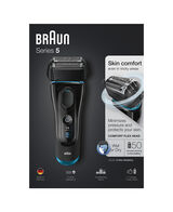 Series 5 Wet/Dry Electric Shaver Black with Pop Up Precision Trimmer
